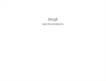 Tablet Screenshot of hrm.ph