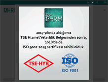 Tablet Screenshot of hrm.com.tr